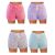 Women’s Drawstring Lounge Shorts (4-Pack) – Large