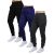 Women’s French Terry Jogger Lounge Sweatpants (3-Pack) – X-Large – Black, Navy, Charcoal