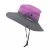 Women’s Wide Brim Mesh Sun Hat with Ponytail Hole, UV Protection – PURPLE