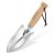 WORKPRO 11″ Garden Hand Trowel, Heavy Duty Polished Stainless Steel Garden Shovels with Wood Handle, Small Gardening Hand Tools for Digging, Planting,