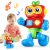 Yerloa Toddler Boy Toys Robot Toys for 1 Year Old Boys Girls, Interactive Musical Light Up Kids Travel Baby Toys 12-18 Months, Developmental Montessor