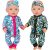 ZITA ELEMENT 2 Sets Baby Doll Clothes Jumpsuits with 2 Headbands for 14-16 Inch Baby Doll Onesie, 43cm New Baby Doll, 15 Inch Baby Doll and 18 Inch Gi